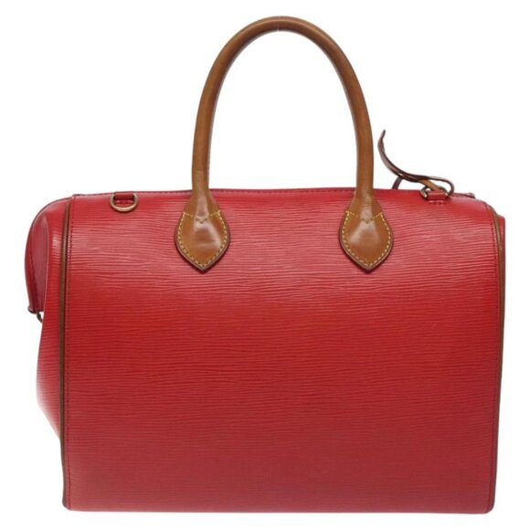 LOUIS VUITTON Epi Dock PM Hand Bag Red LV - Picture 3 of 15